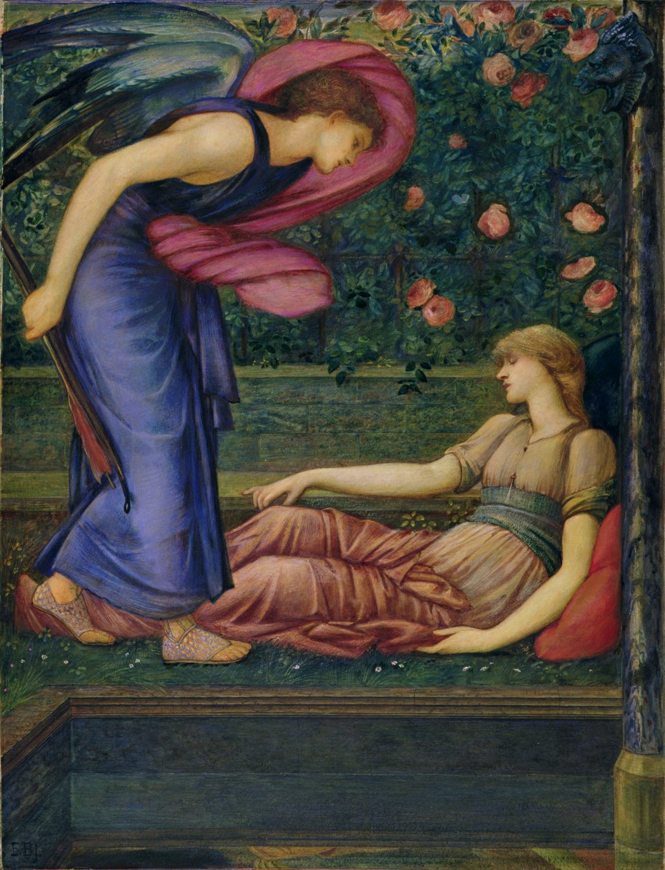 Cupid and Psyche by Edward Coley Burne Jones