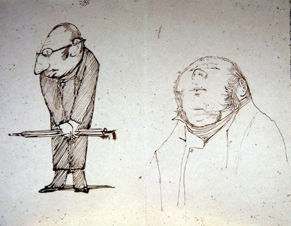 Two Patrons by Edward Coley Burne Jones