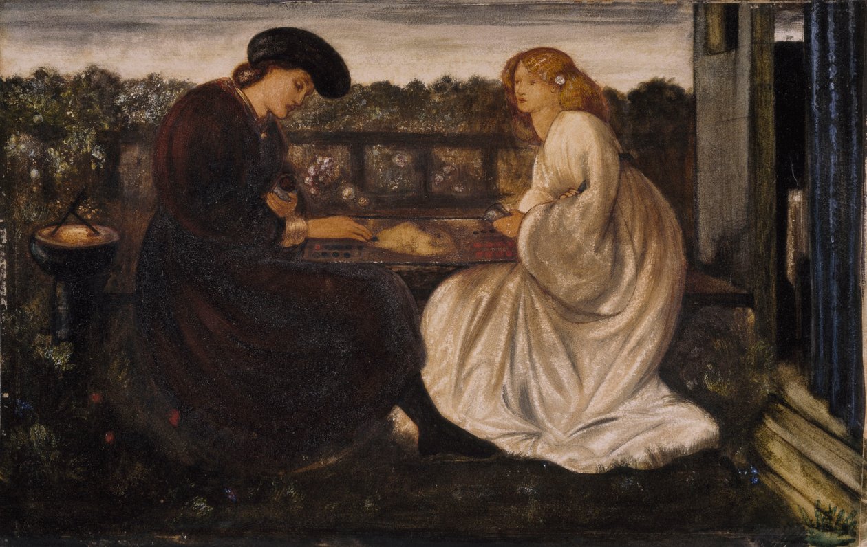 The Backgammon Player by Edward Burne Jones