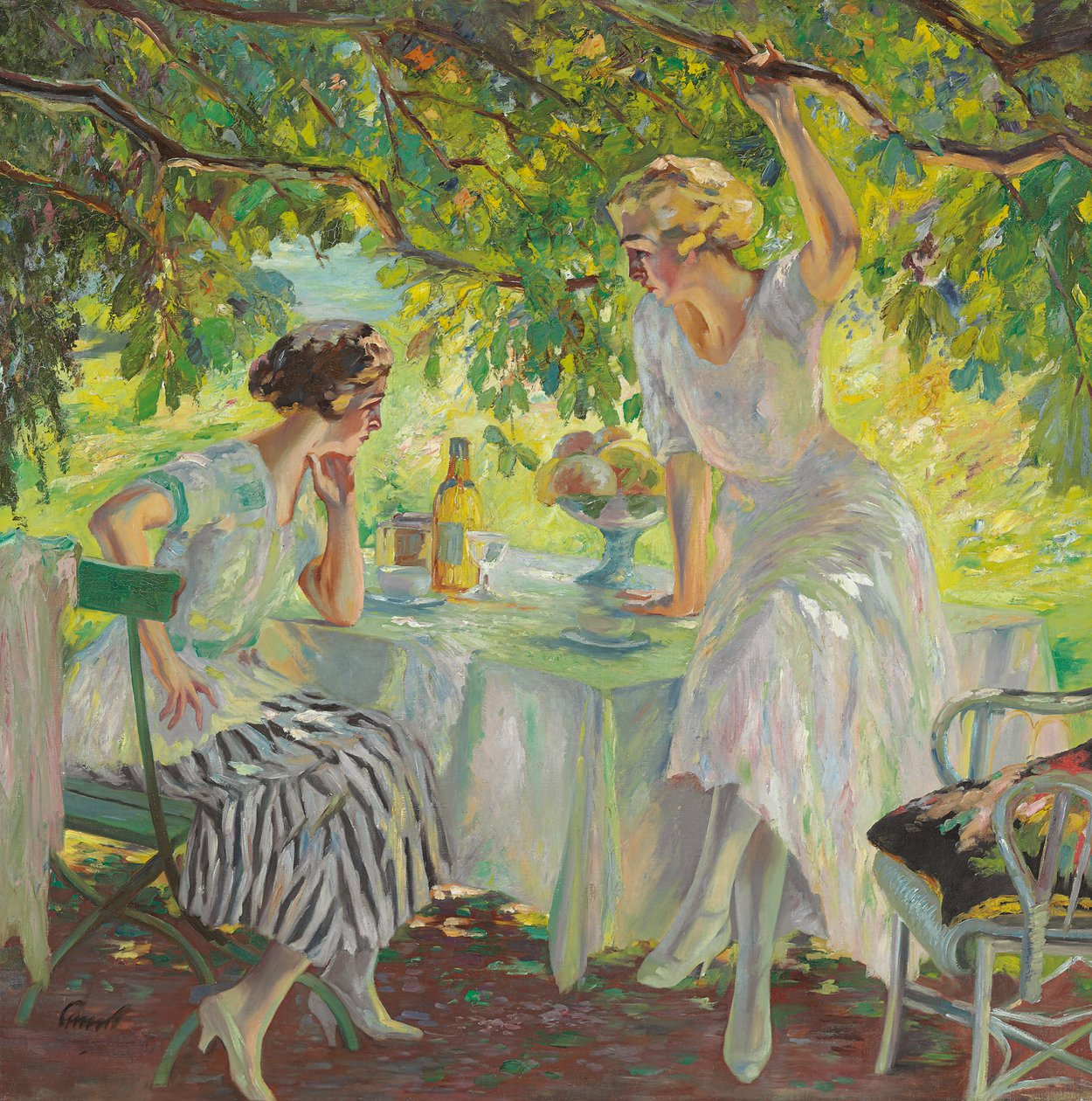 Afternoon Tea by Edward Cucuel