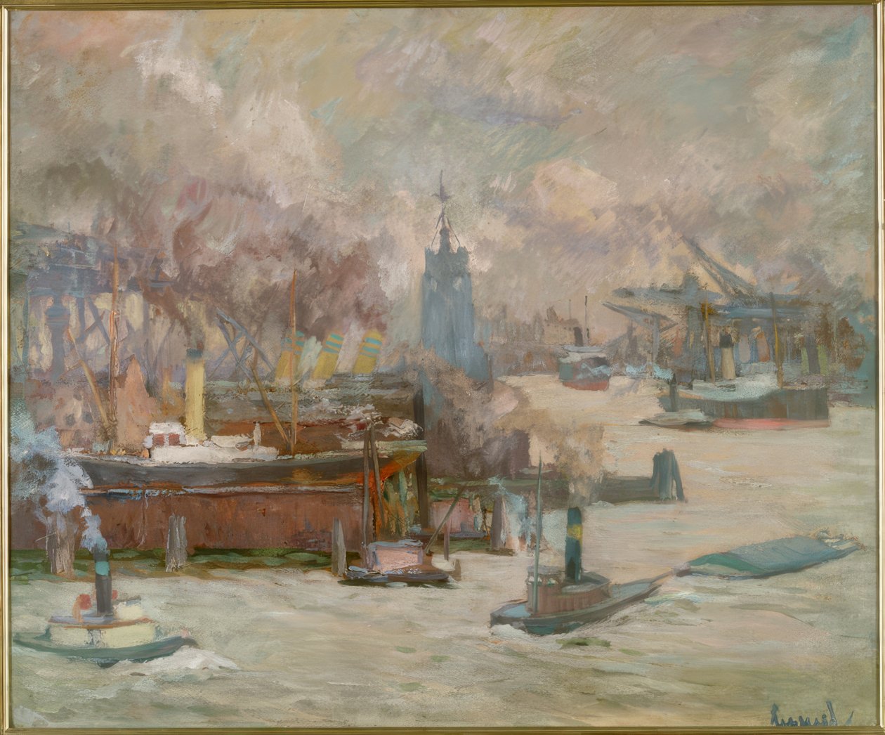 The Great Shipyard by Edward Cucuel
