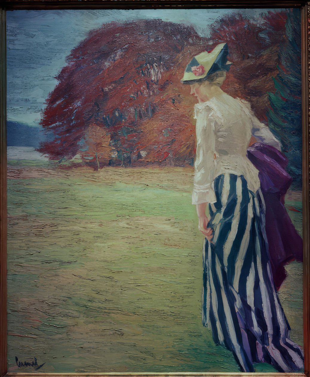 An Autumn Walk by Edward Cucuel
