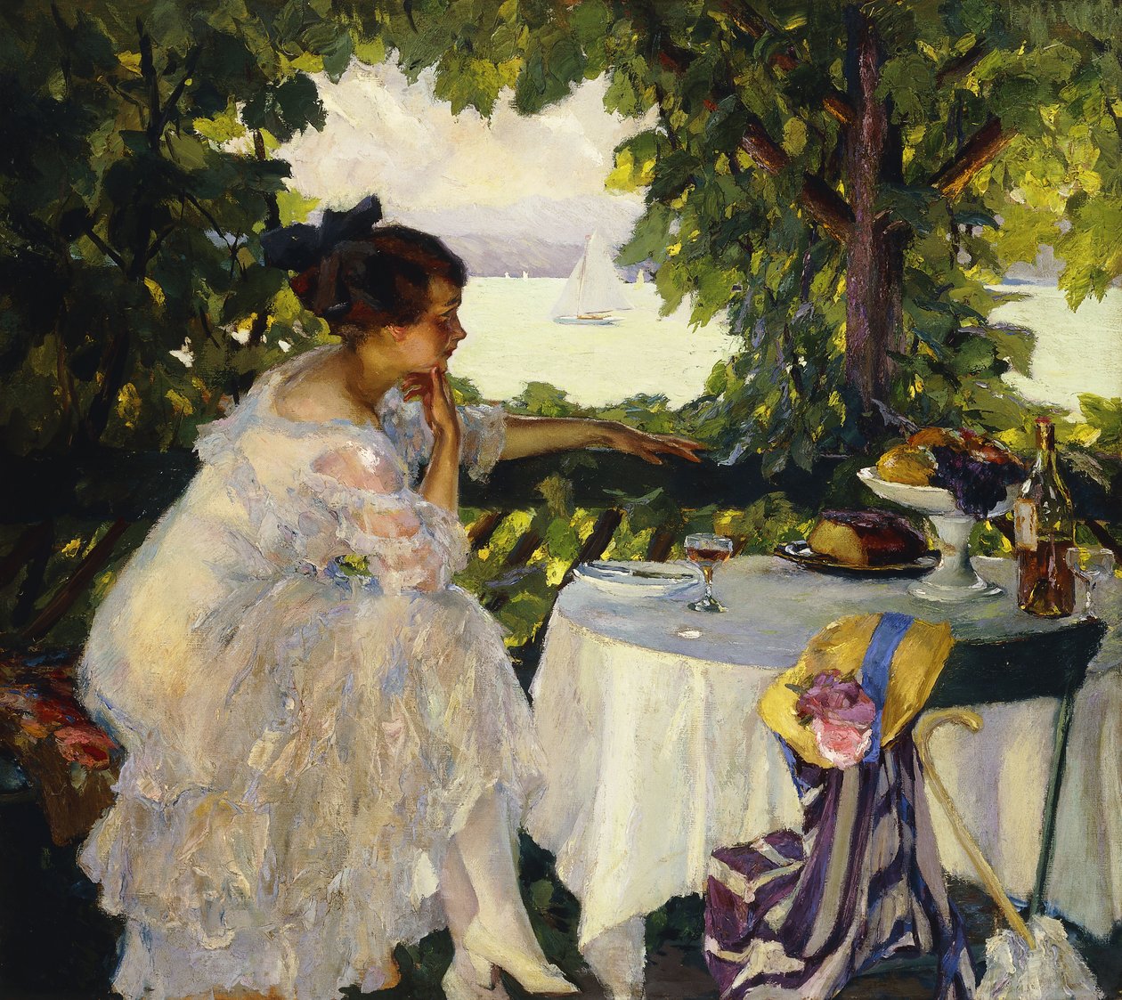 In the Arbor by Edward Cucuel