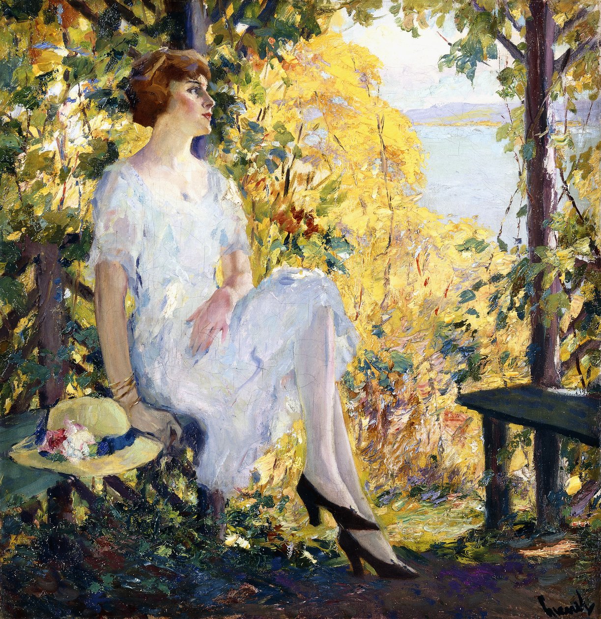 Under the Arbor by Edward Cucuel