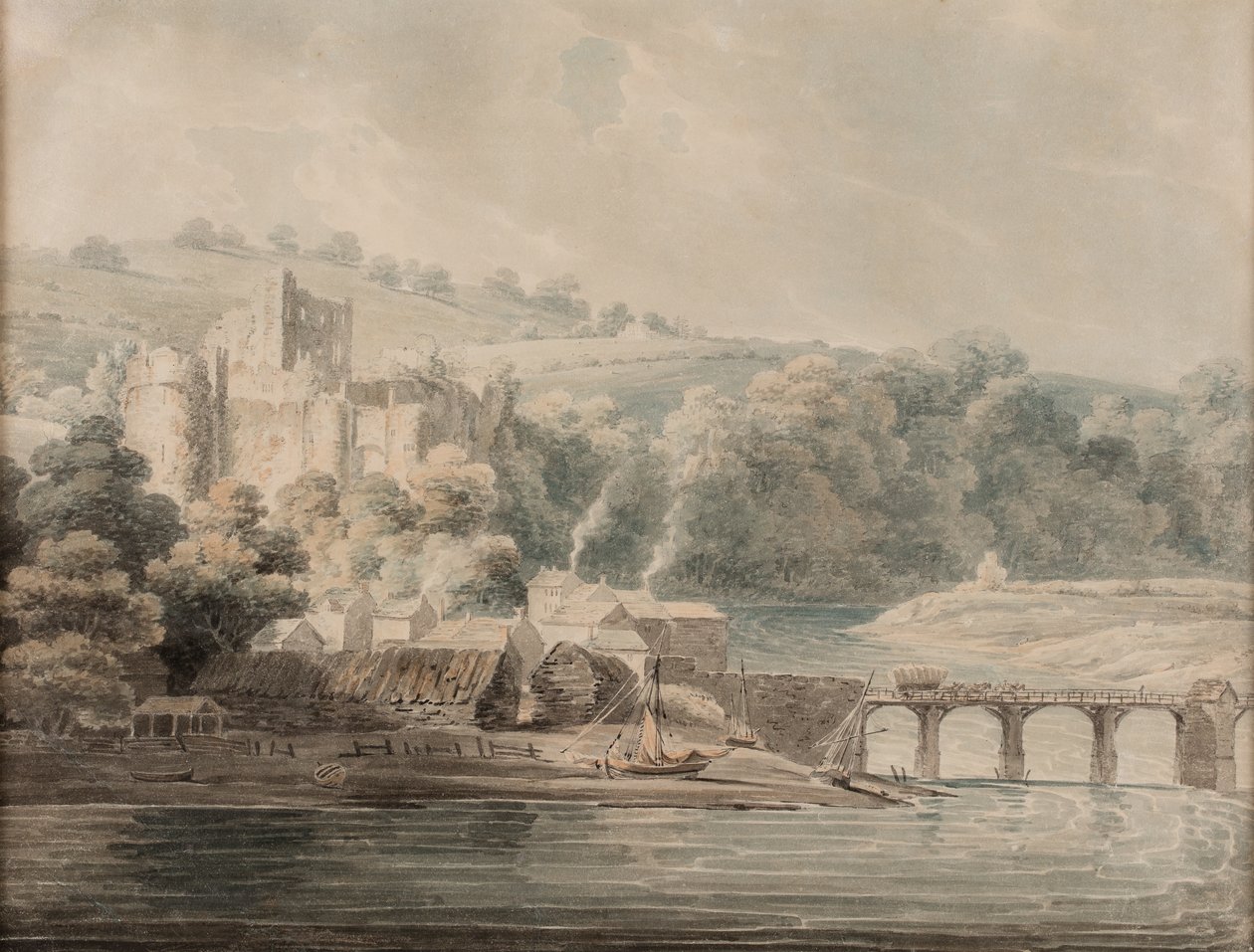 Chepstow Castle by Edward Dayes