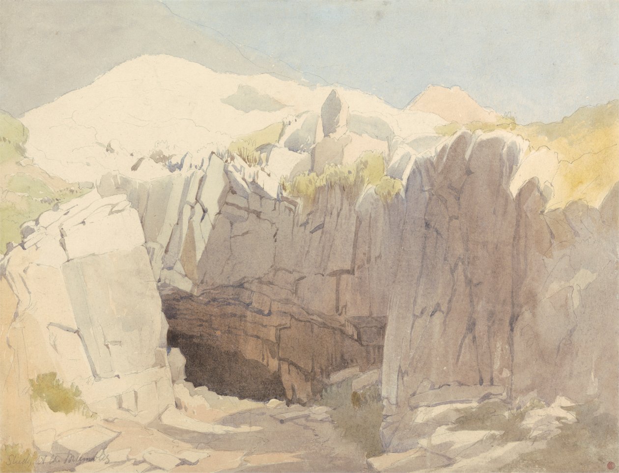 Study of Rocks at Mumbles by Edward Duncan