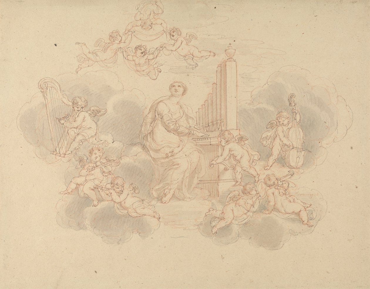 Heavenly Orchestra by Edward Francis Burney