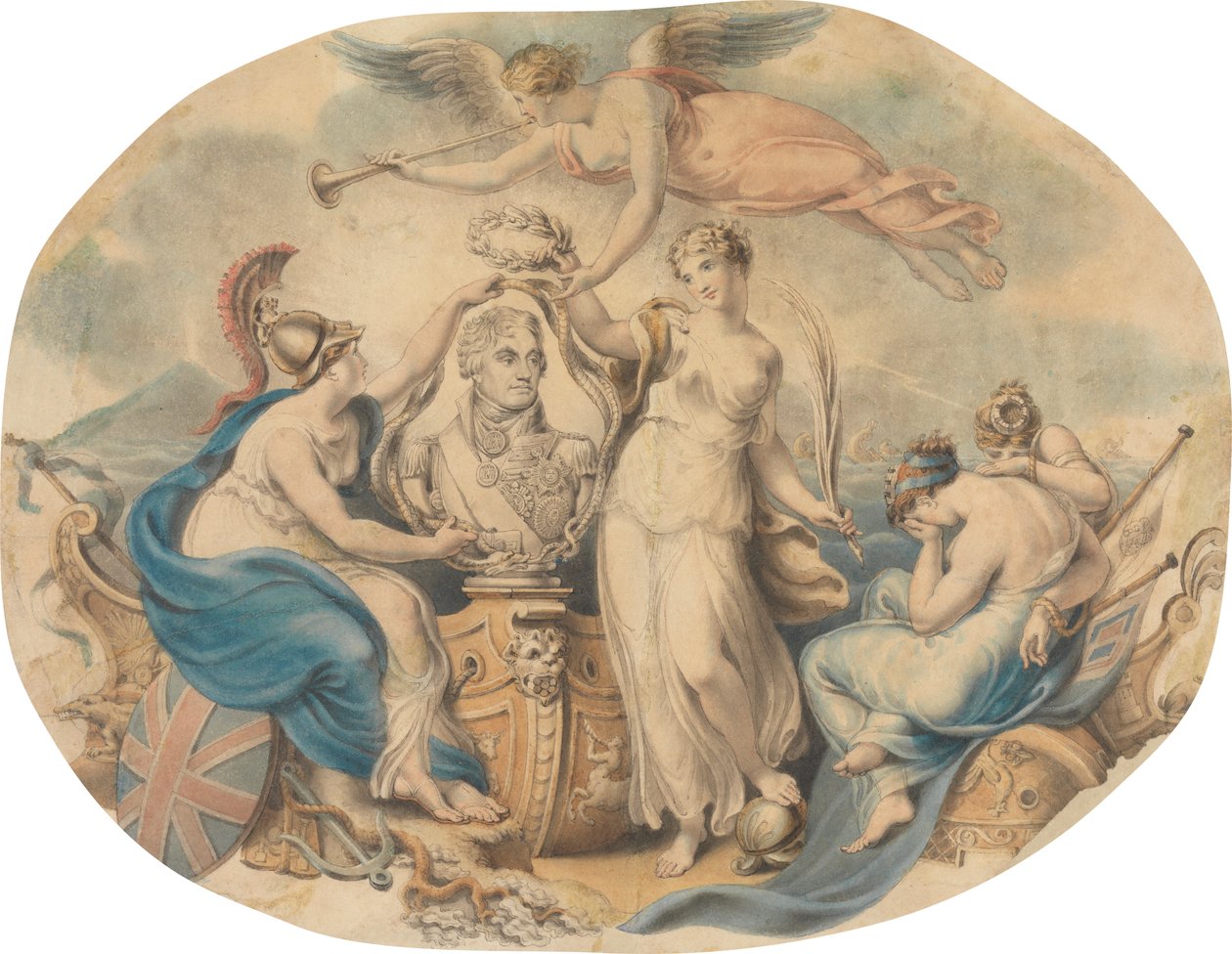 Homage to Nelson by Edward Francis Burney