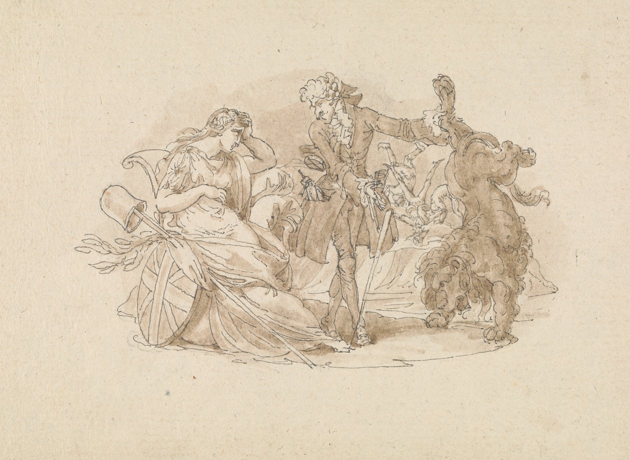 Theatrical Scene by Edward Francis Burney