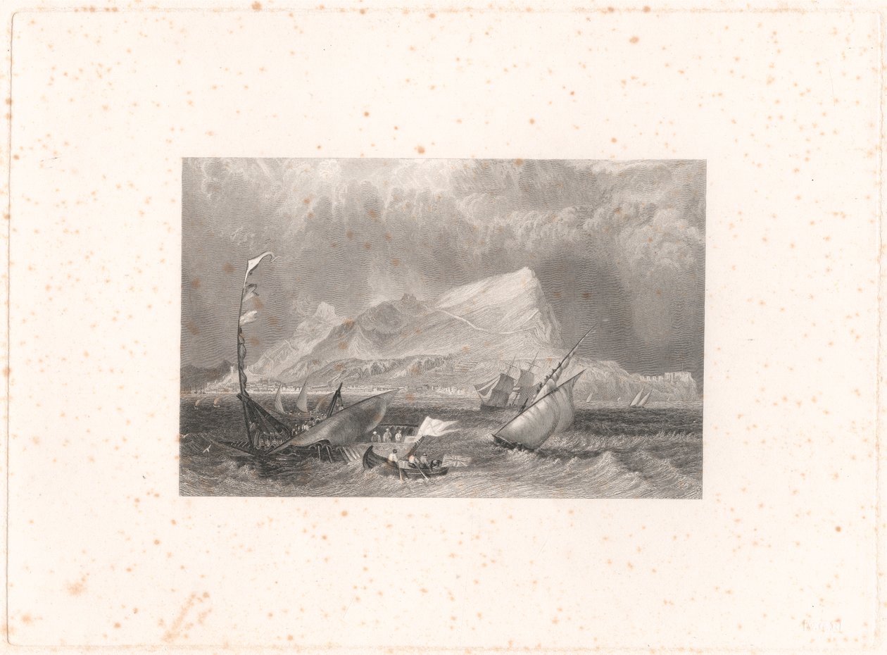 Gibraltar by Edward Francis Finden