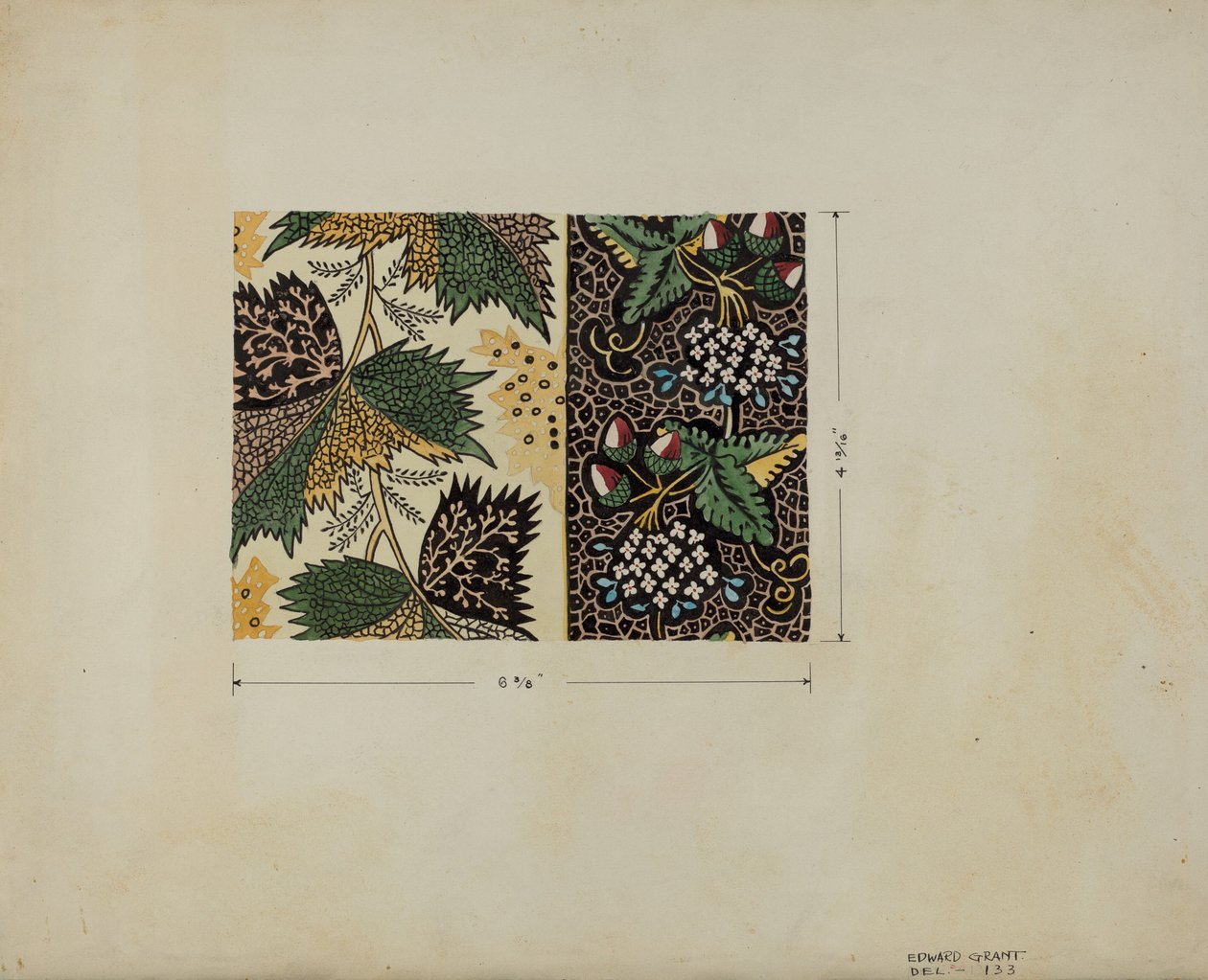 Piece of Calico by Edward Grant