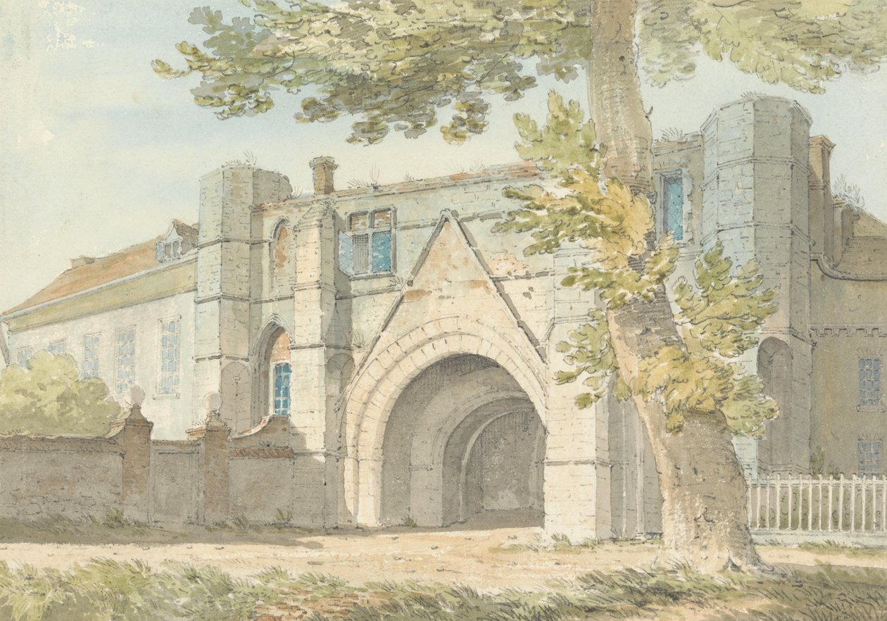 Reading Abbey Gateway by Edward Hawke Locker