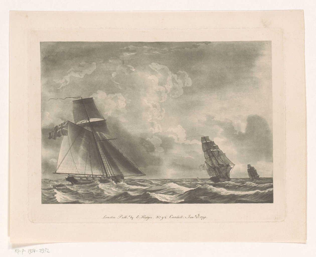 British Fleet at Sea, Seascapes (series title) by Edward Hedges