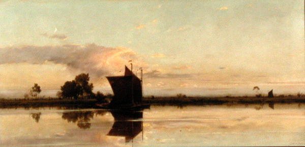 Evening on the Yare by Edward Henry Fahey