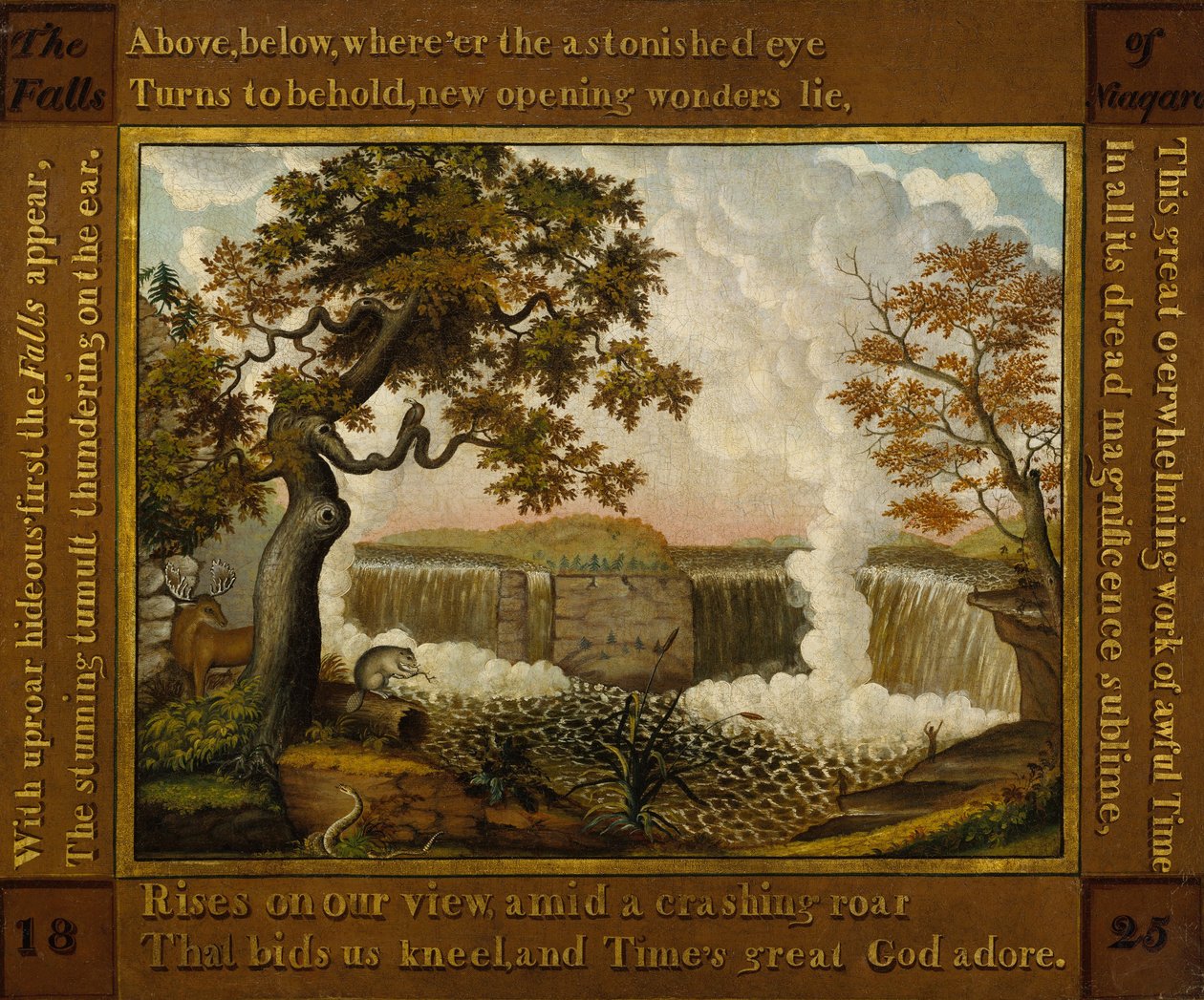 The Falls of Niagara, c.1825 by Edward Hicks