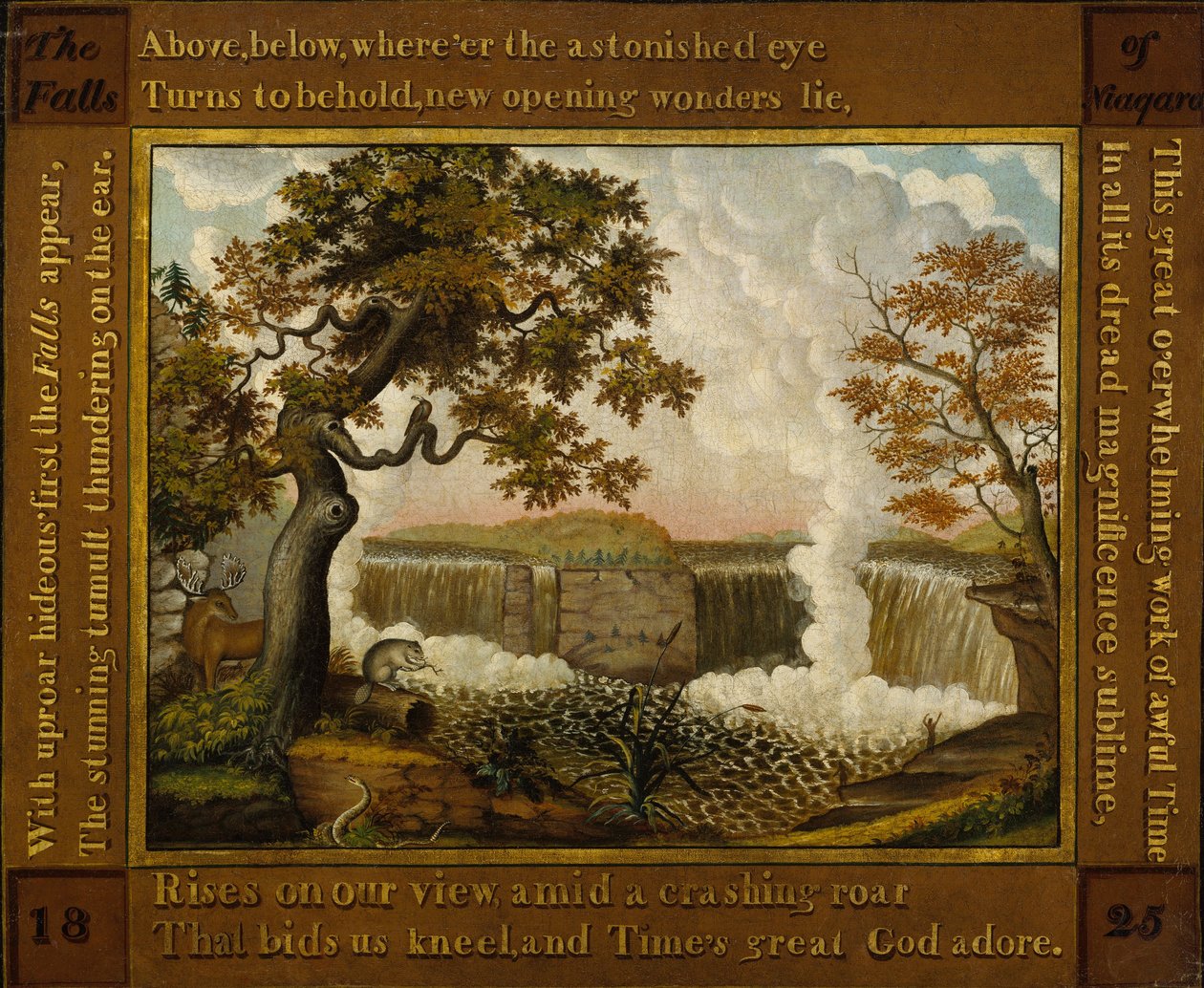 The Falls of Niagara, ca. 1825 by Edward Hicks