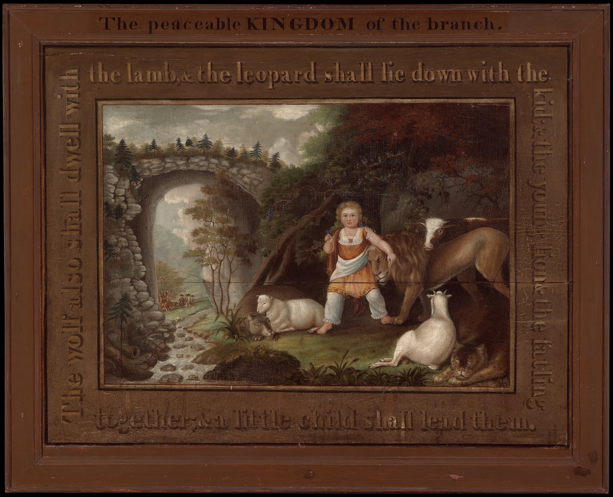 The Peaceable Kingdom of the Branch by Edward Hicks
