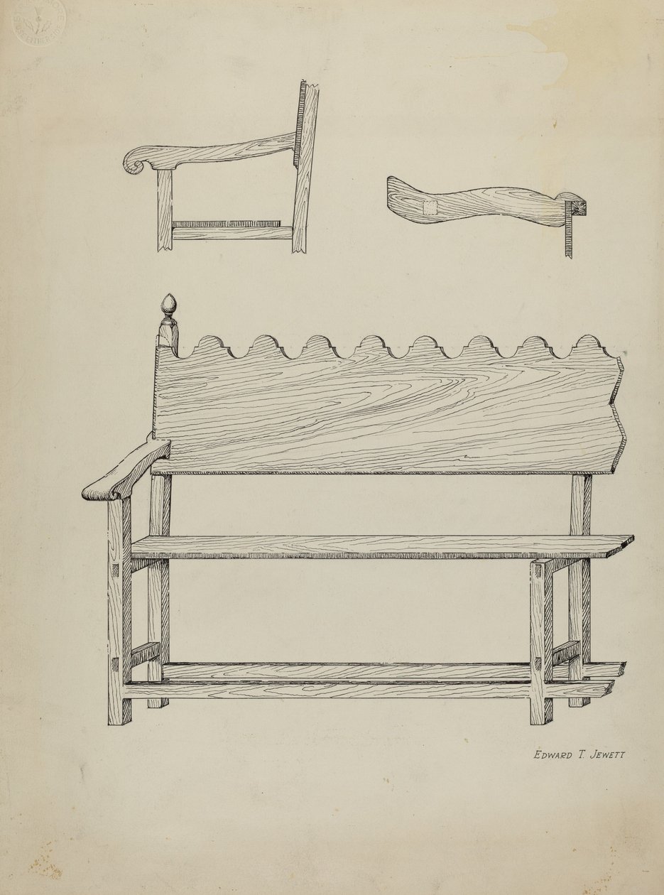 Mission Bed by Edward Jewett