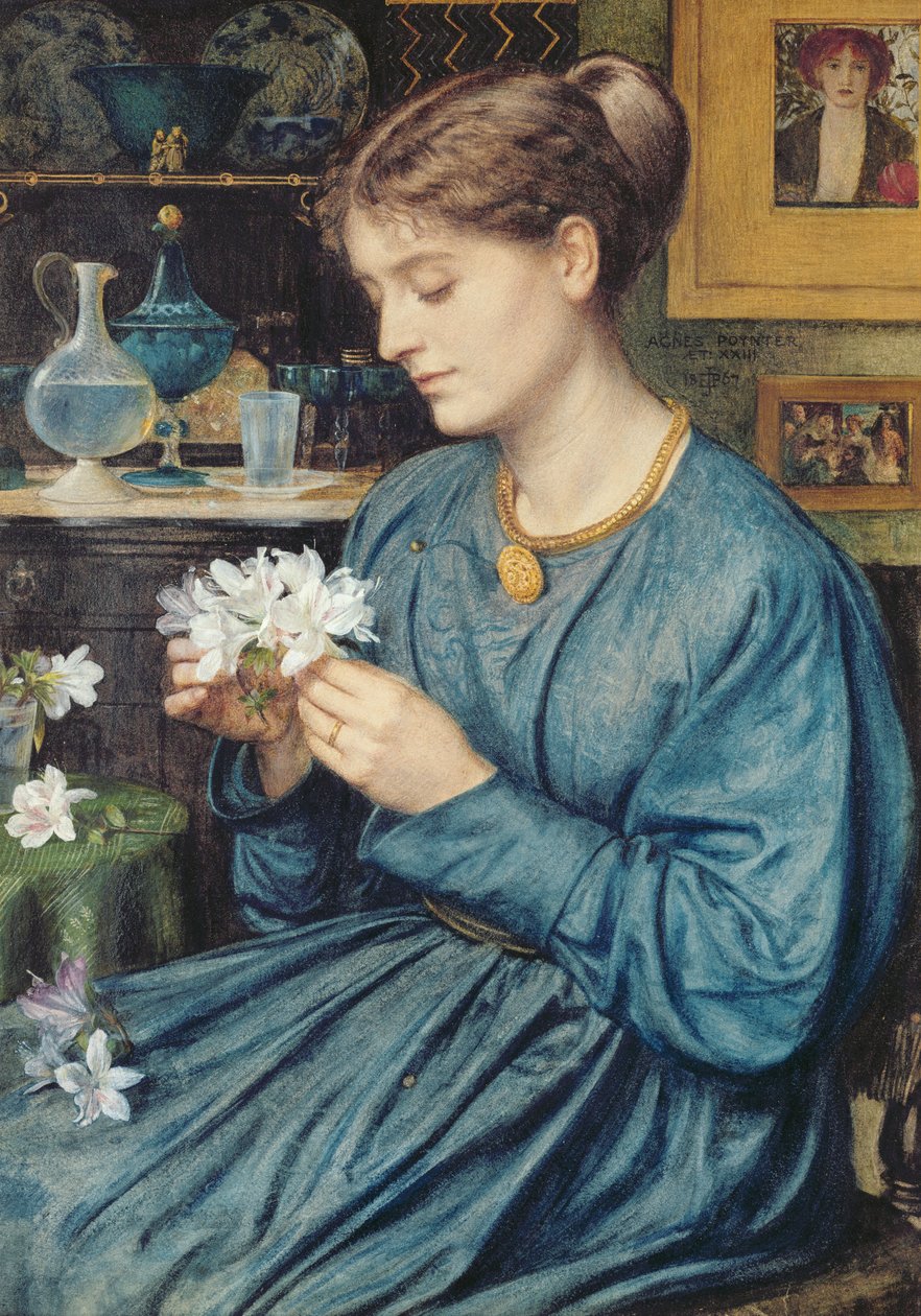 Portrait of Agnes Poynter, 1867 by Edward John Poynter