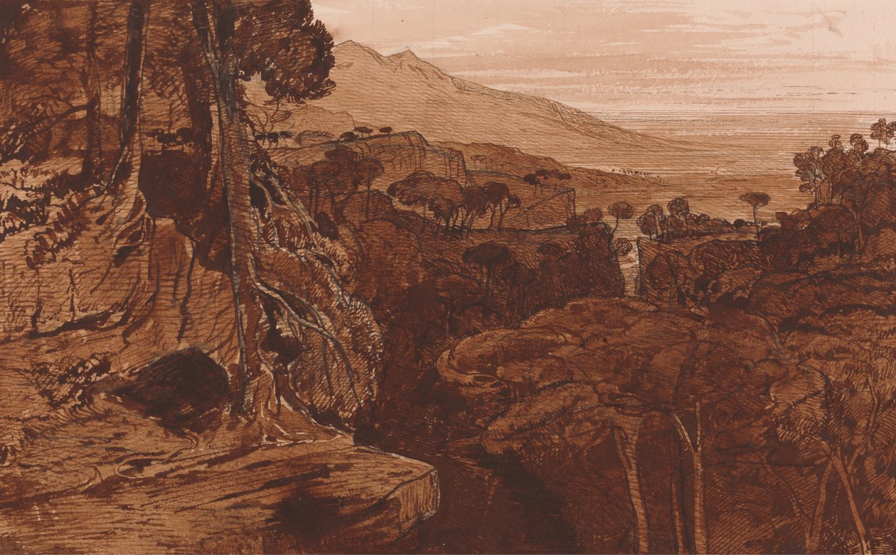 Bavella, Corsica by Edward Lear