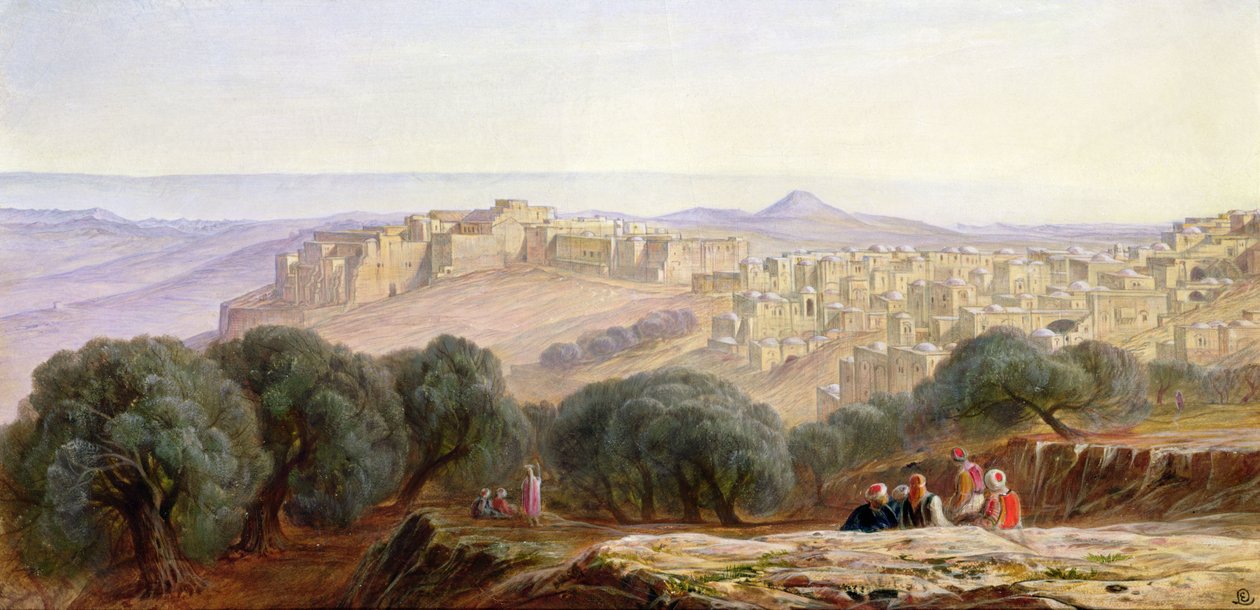 Bethlehem, c.1870 by Edward Lear