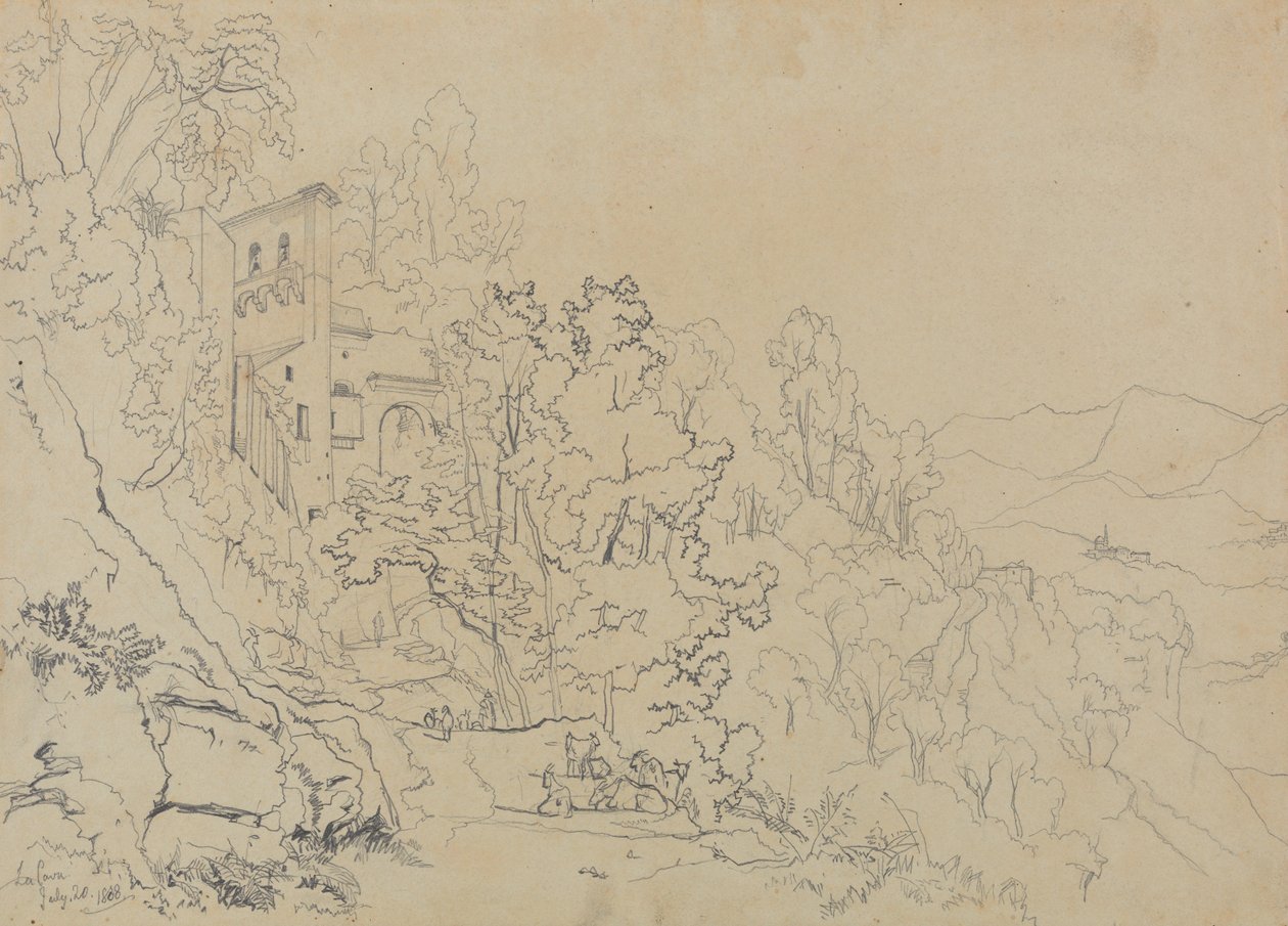 La Cava, 20 July 1838 by Edward Lear
