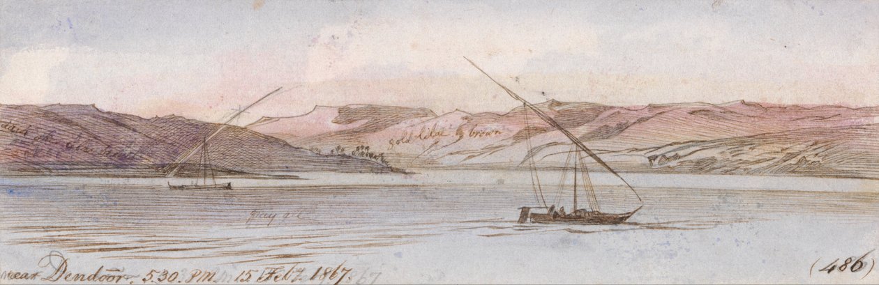 Near Dendour by Edward Lear