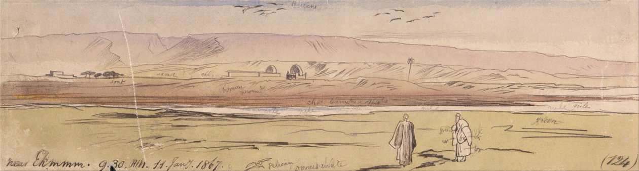 Near Ekhmim by Edward Lear