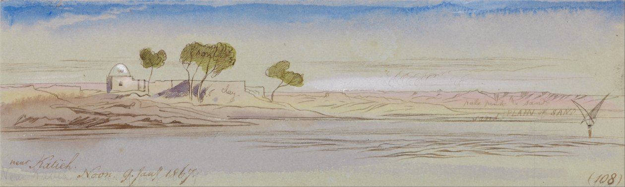 Near Katieh by Edward Lear