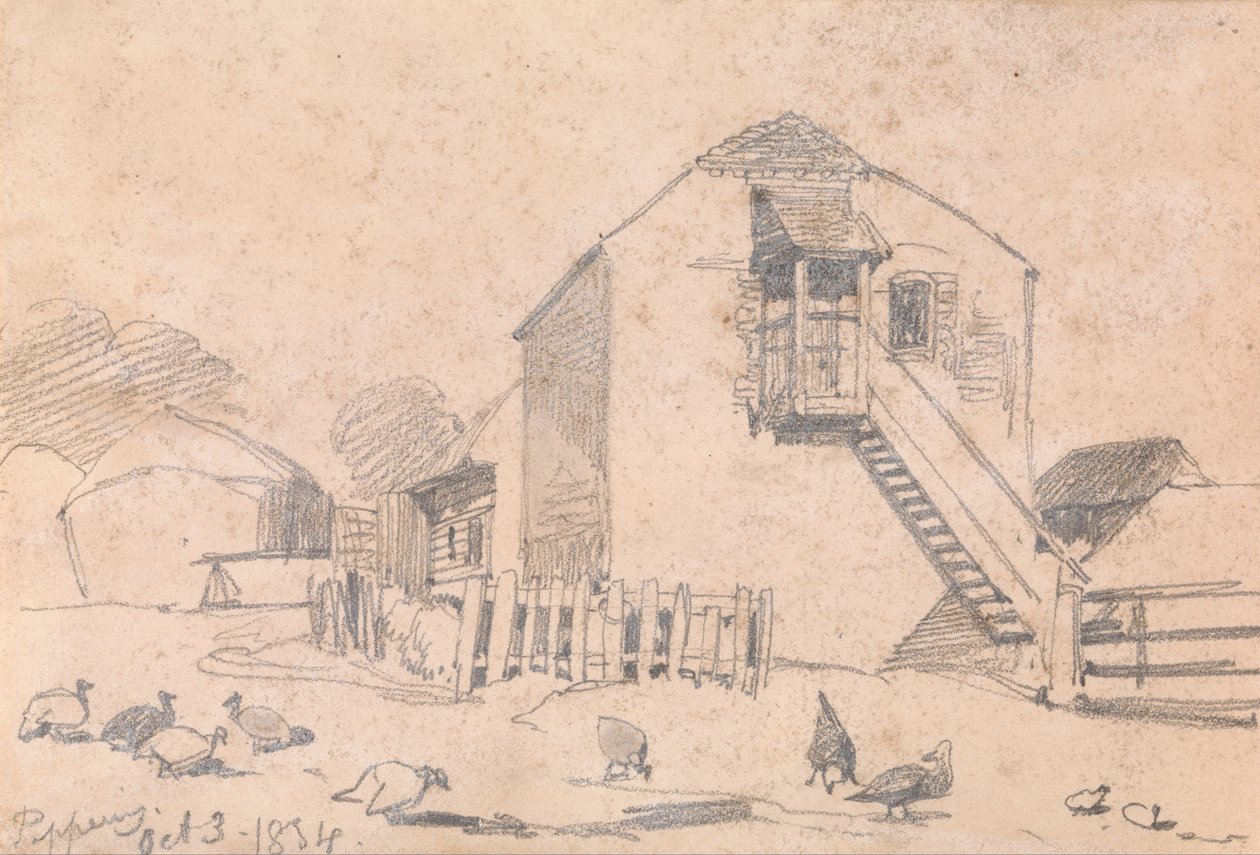 Peppering, 3 October 1834 by Edward Lear