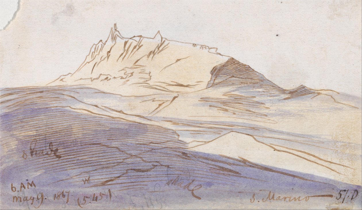 San Marino by Edward Lear