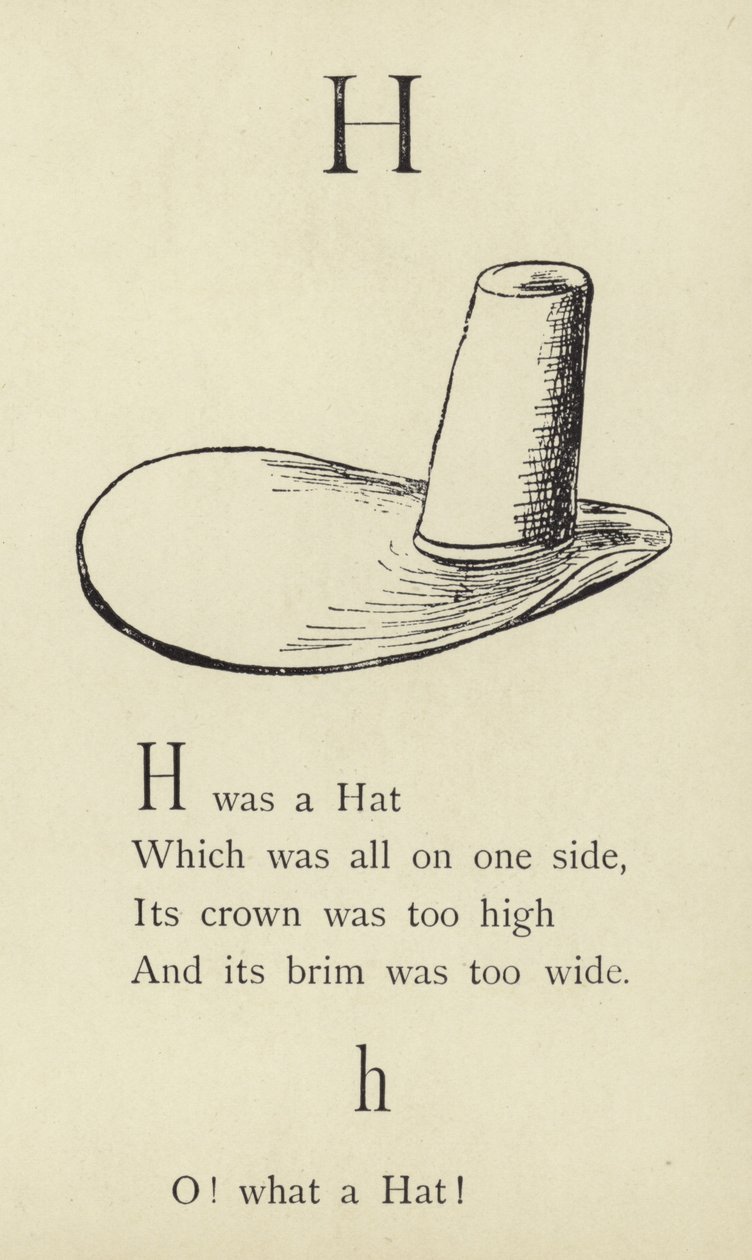 The Letter H by Edward Lear