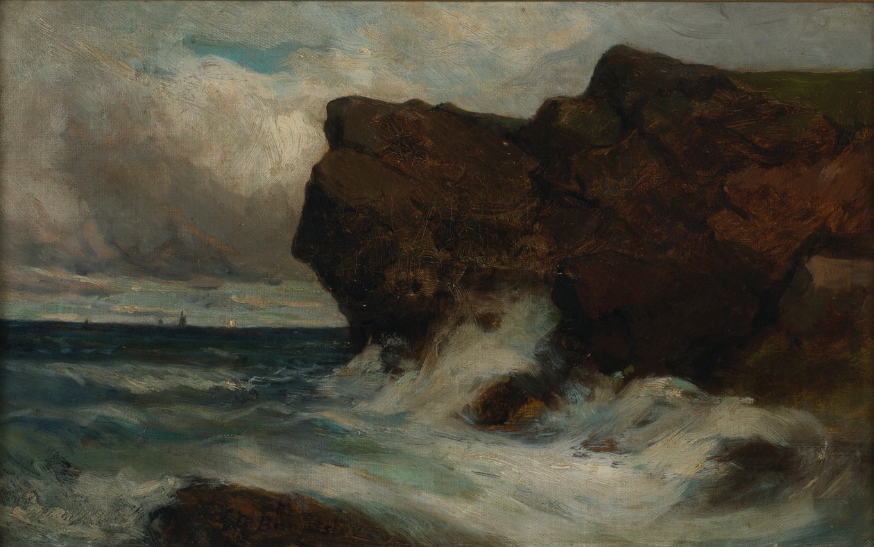 Ocean Cliffs by Edward Mitchell Bannister