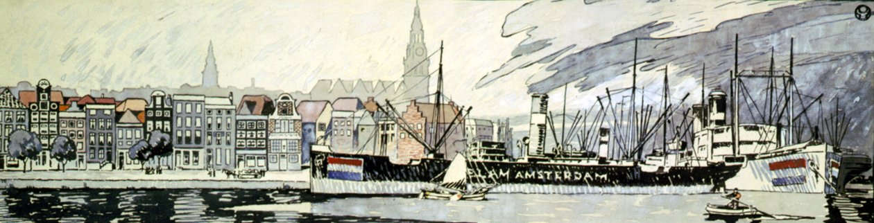 Holland and Her Ships by Edward Penfield