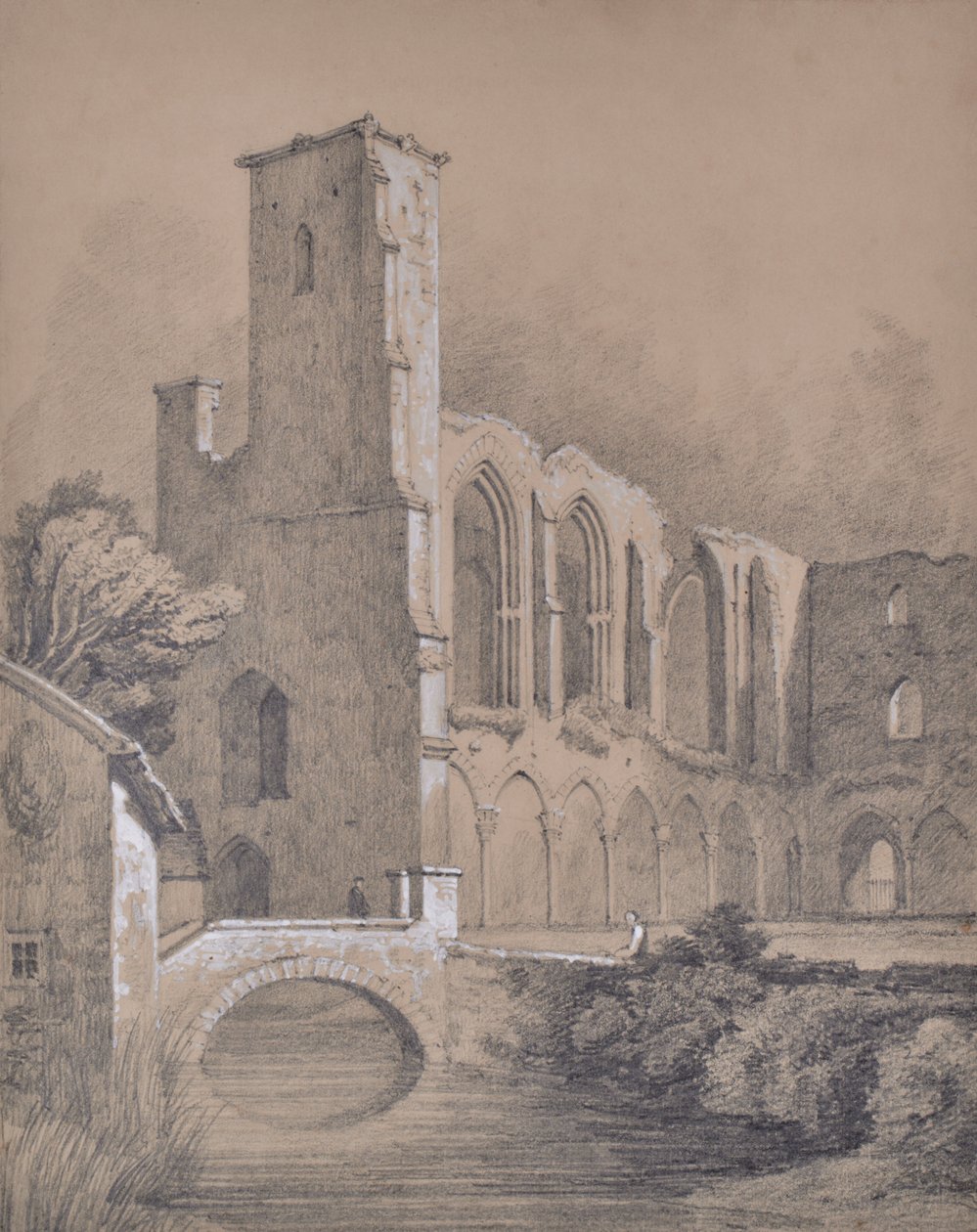 Ruins of a cathedral by Edward Pretty