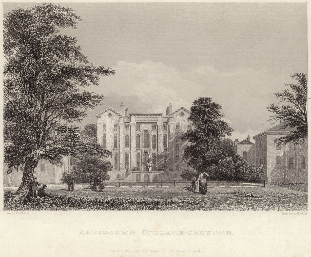 Addiscombe College in Croydon by Edward Pritchett