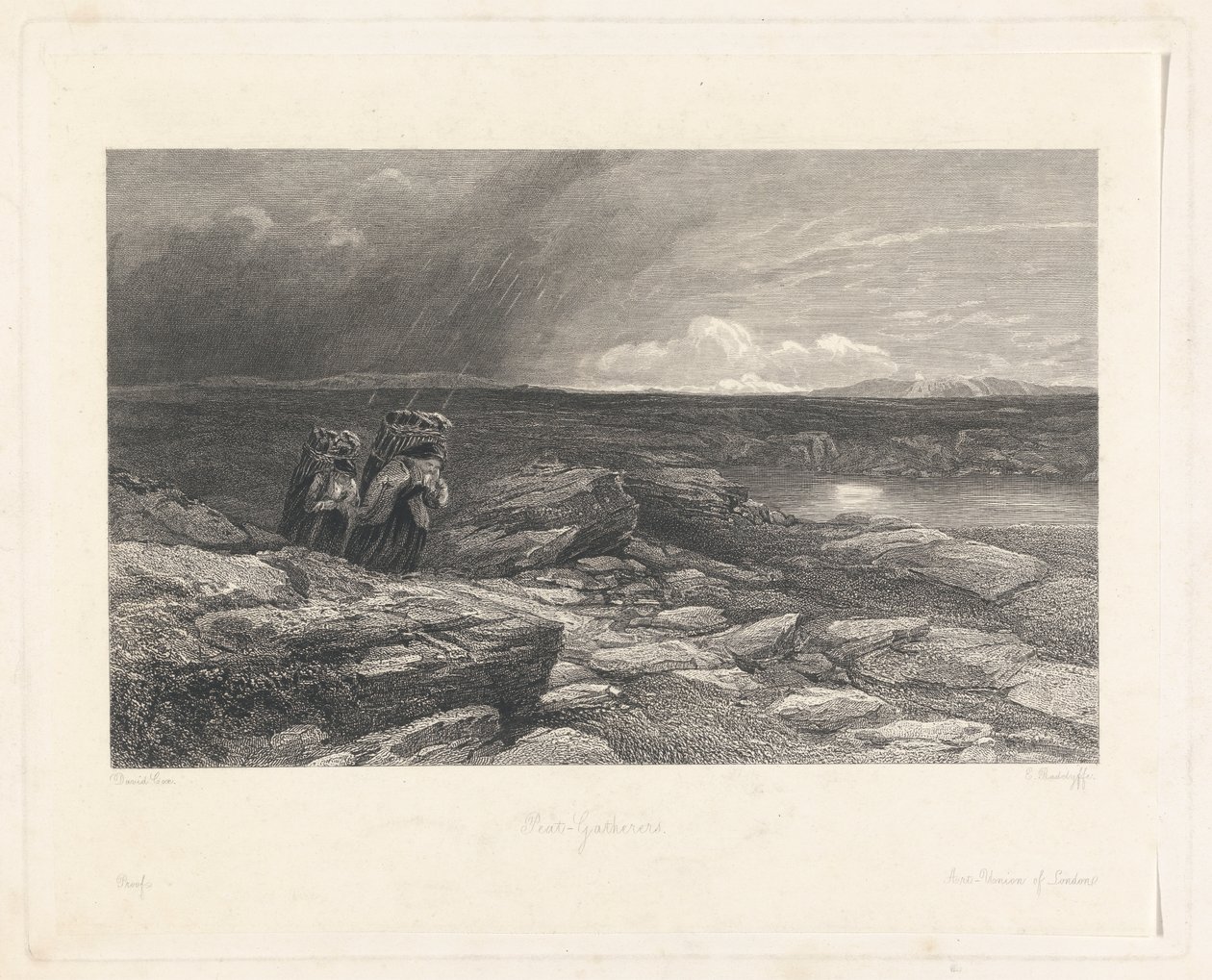 Peat-Gatherers by Edward Radclyffe