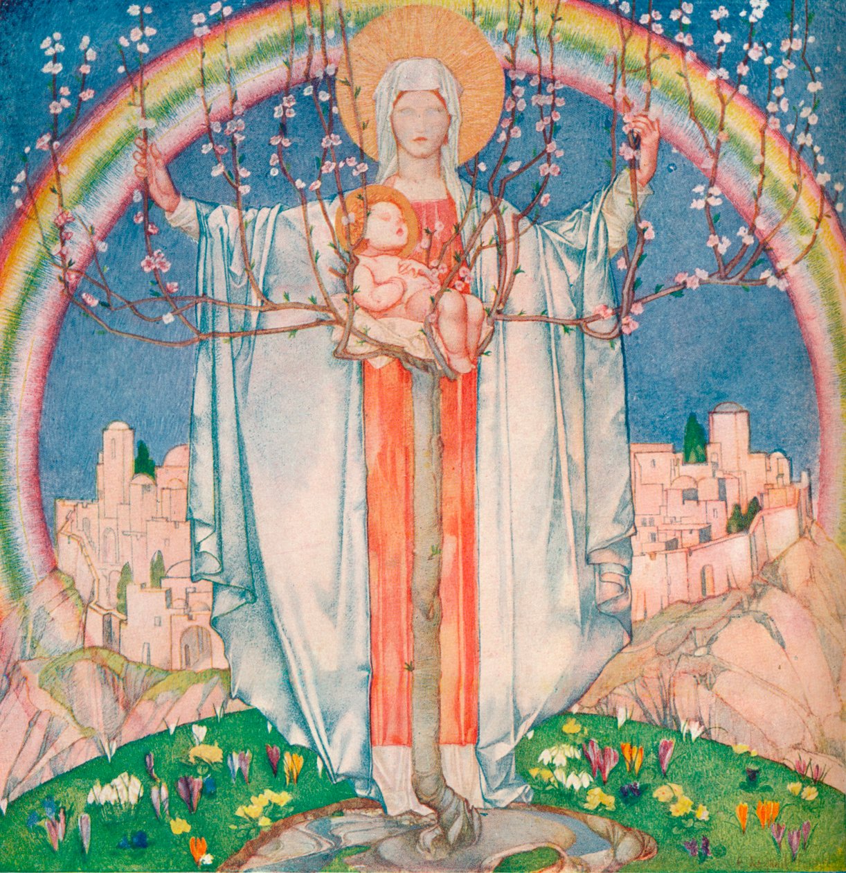 La Madonna Di Promessa by Edward Reginald Frampton