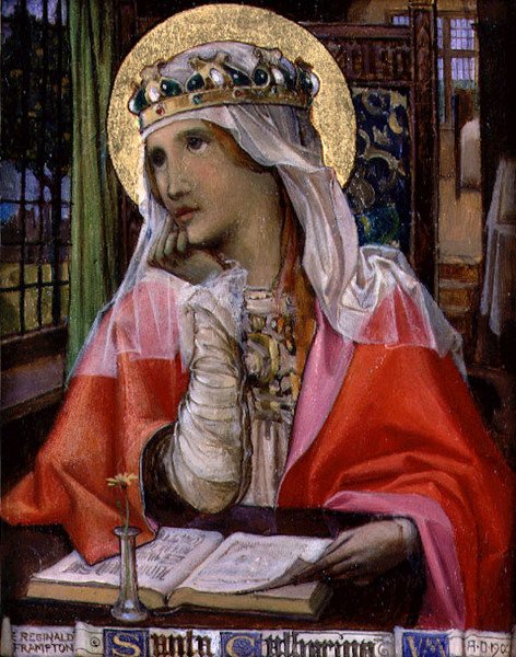 Saint Catherine by Edward Reginald Frampton