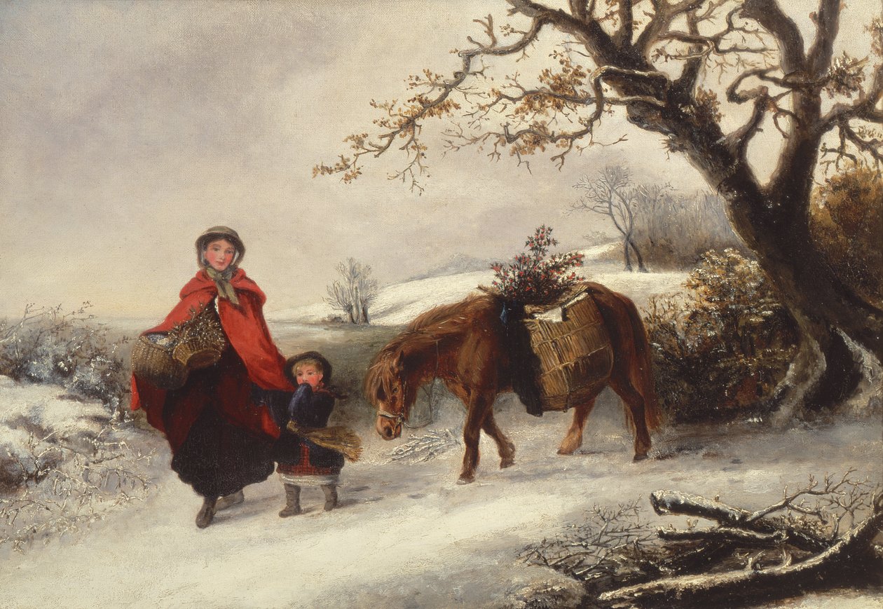 Bringing Home the Holly by Edward Robert Smythe
