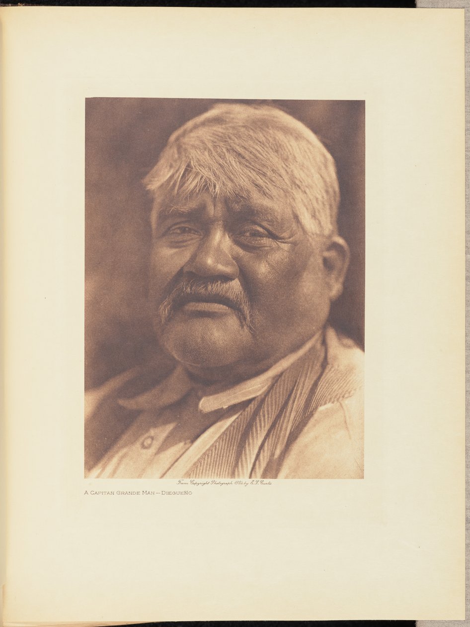 A Capitan Grande Man - Diegueño by Edward S. Curtis