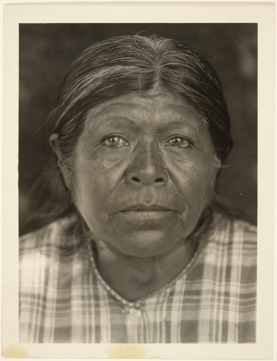 A Chukchansi Matron by Edward S. Curtis