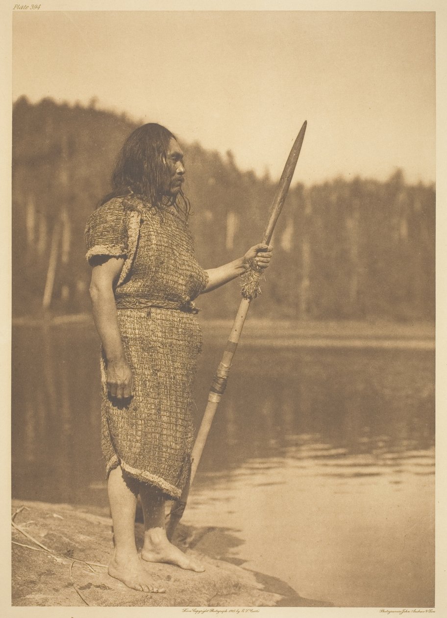 The Whaler-Clayoquot by Edward S. Curtis