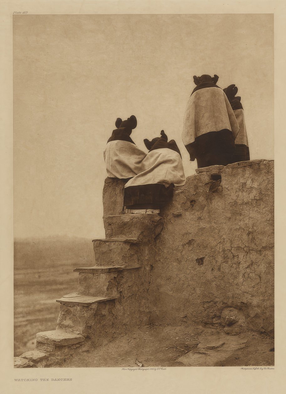 Watching the Dancers by Edward S. Curtis