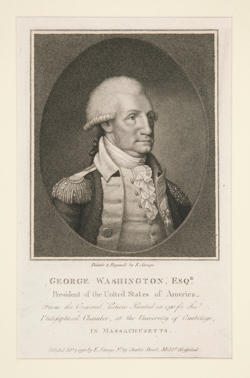 George Washington, Esq. by Edward Savage