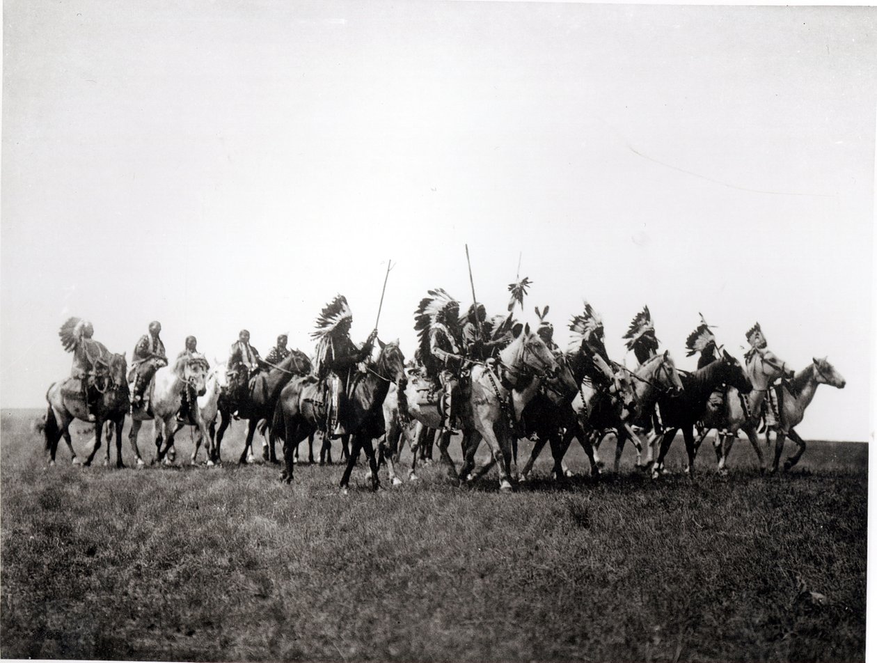 Brule War Party by Edward Sheriff Curtis