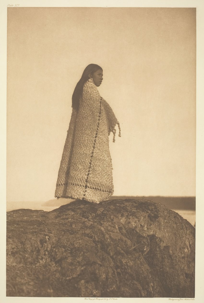 Cowichan Girl by Edward Sheriff Curtis