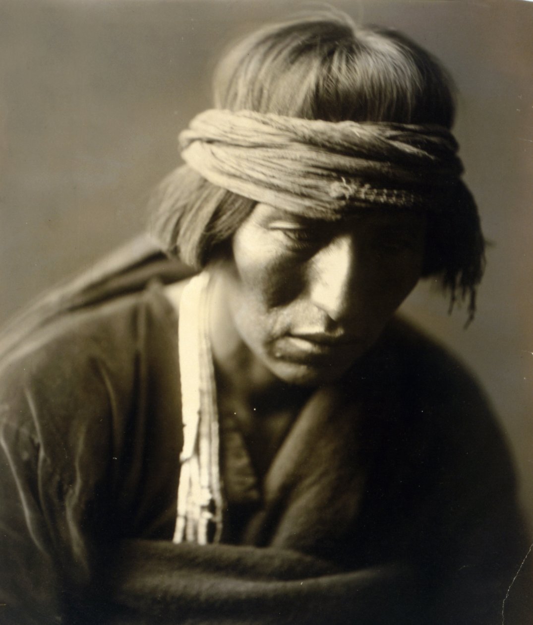 Hastobiga, Navaho Medicine Man by Edward Sheriff Curtis