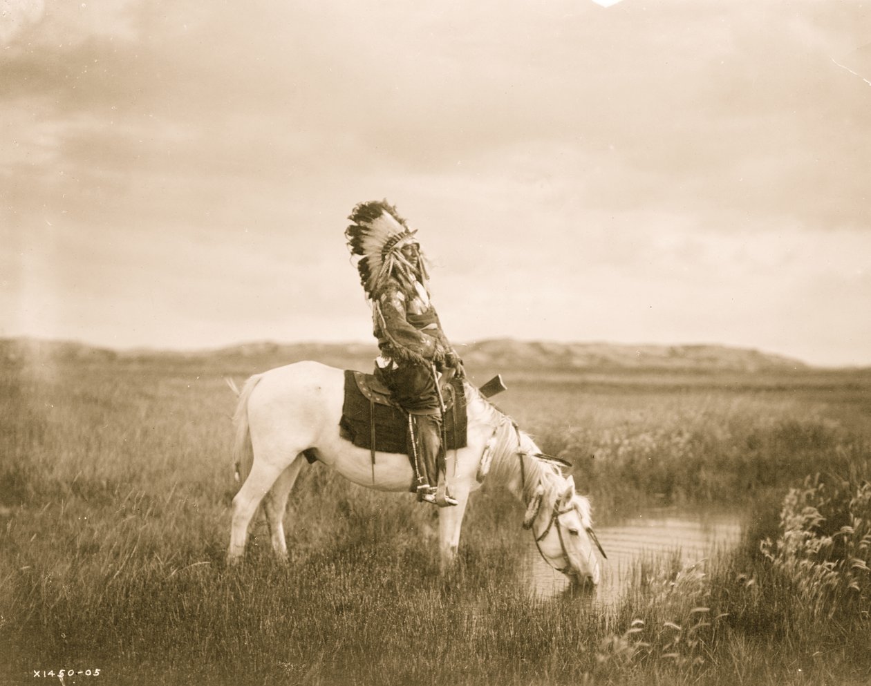 Oasis in the Badlands 1905 by Edward Sheriff Curtis