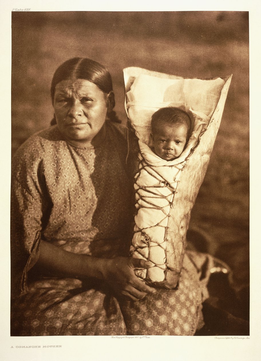 The Comanche Mother by Edward Sheriff Curtis
